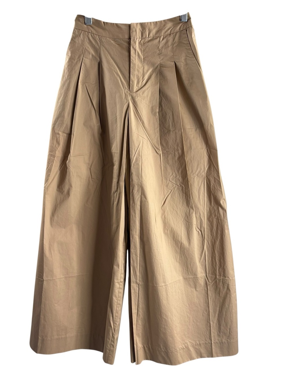 GILNER FARRAR Wide Leg Tan Pleated Trousers NWT $228